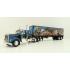 First Gear 60-1206 Kenworth W900A Sleeper 6x4 Truck with 40 FT Vintage Trailer - John Wayne: Comic Edition - Scale 1:64