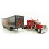 First Gear 69-1063 Peterbilt 389 Truck with Kentucky Moving Trailer - AC/DC: Power/Up Red - Scale 1:64