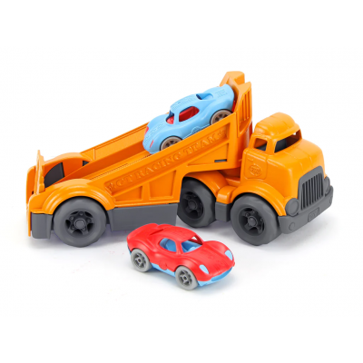 Green Toys - Racing Truck with 2 Racer Cars