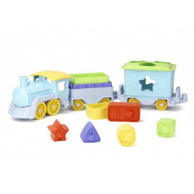 Green Toys - Stack & Sort Train Set