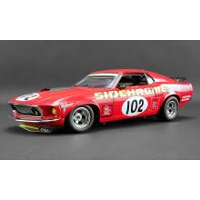 DDA ACME 1801829 1969 Ford Boss 302 Trans Am Mustang 1969 No 102 Sidchrome - Scale 1:18