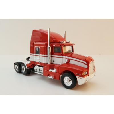 Brekina - Kenworth T 600 6x4 Prime Mover Red / White - Scale 1:87