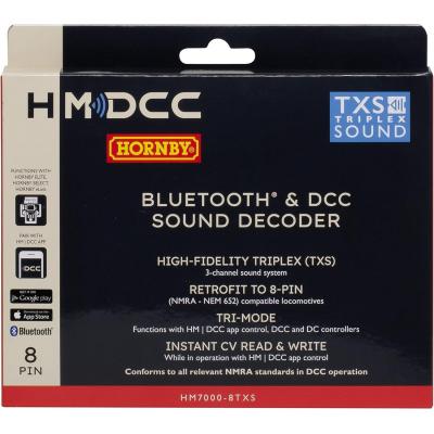 HORNBY R7324 HM7000-8TXS Bluetooth & DCC Sound Decoder - 8Pin