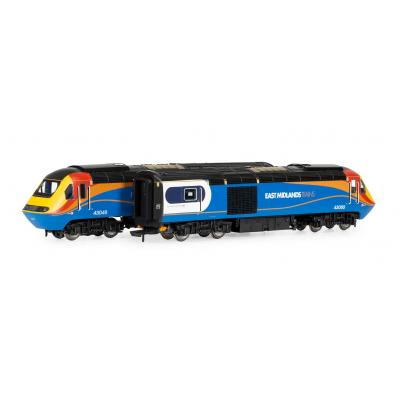 Hornby R30219 East Midlands Trains Class 43 HST Power Cars Castle Train Pack - Era 11 DCC Ready OO Scale 