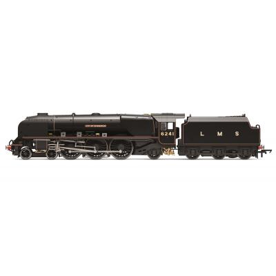 Hornby R3681 LMS Princess Coronation Class Steam Loco 4-6-2 6241 City of Edinburgh - Era 3 OO Scale