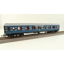 Hornby R40055 LMS Stanier D1902 Coronation Scot 65 RFO 7508 Restaurant Coach with Lights - Era 3 OO Scale