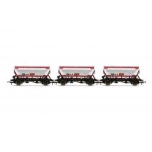Hornby R60071 CDA Hopper Wagons, Three Pack, EWS - Era 9 OO Scale
