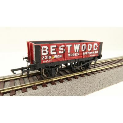Hornby R60094 4 Plank Wagon Bestwood Iron Works - Era 3 OO Scale 
