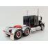 Iconic Replicas - Australian Kenworth W900 6x4 Lowline Bunk Truck Black Red Spider - Scale 1:50