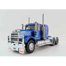 Iconic Replicas - Australian Kenworth W900 6x4 Lowline Bunk Truck Blue Metallic - Scale 1:50