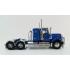 Iconic Replicas - Australian Kenworth W900 6x4 Lowline Bunk Truck Blue Metallic - Scale 1:50