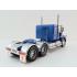 Iconic Replicas - Australian Kenworth W900 6x4 Lowline Bunk Truck Blue Metallic - Scale 1:50