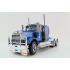 Iconic Replicas - Australian Kenworth W900 6x4 Lowline Bunk Truck Blue Metallic Spider - Scale 1:50