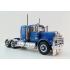 Iconic Replicas - Australian Kenworth W900 6x4 Lowline Bunk Truck Blue Metallic Spider - Scale 1:50