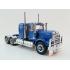 Iconic Replicas - Australian Kenworth W900 6x4 Lowline Bunk Truck Blue Metallic Spider - Scale 1:50