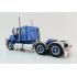 Iconic Replicas - Australian Kenworth W900 6x4 Lowline Bunk Truck Blue Metallic Spider - Scale 1:50