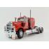 Iconic Replicas - Australian Kenworth W900 6x4 Lowline Bunk Truck Red Black - Scale 1:50