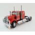 Iconic Replicas - Australian Kenworth W900 6x4 Lowline Bunk Truck Red Black - Scale 1:50