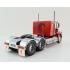 Iconic Replicas - Australian Kenworth W900 6x4 Lowline Bunk Truck Red Black - Scale 1:50