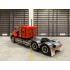 Iconic Replicas - Australian Kenworth W900 6x4 Lowline Bunk Truck Red Black Spider - Scale 1:50