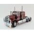 Iconic Replicas - Australian Kenworth W900 6x4 Lowline Bunk Truck Vintage Burgundy  - Scale 1:50