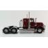 Iconic Replicas - Australian Kenworth W900 6x4 Lowline Bunk Truck Vintage Burgundy  - Scale 1:50