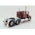 Iconic Replicas - Australian Kenworth W900 6x4 Lowline Bunk Truck Vintage Burgundy  - Scale 1:50