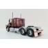 Iconic Replicas - Australian Kenworth W900 6x4 Lowline Bunk Truck Vintage Burgundy  - Scale 1:50