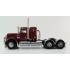 Iconic Replicas - Australian Kenworth W900 6x4 Lowline Bunk Truck Vintage Burgundy  - Scale 1:50