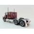 Iconic Replicas - Australian Kenworth W900 6x4 Lowline Bunk Truck Vintage Burgundy Spider - Scale 1:50