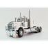 Iconic Replicas - Australian Kenworth W900 6x4 Lowline Bunk Truck White Black - Scale 1:50