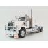 Iconic Replicas - Australian Kenworth W900 6x4 Lowline Bunk Truck White Blue - Scale 1:50