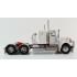 Iconic Replicas - Australian Kenworth W900 6x4 Lowline Bunk Truck White Red - Scale 1:50