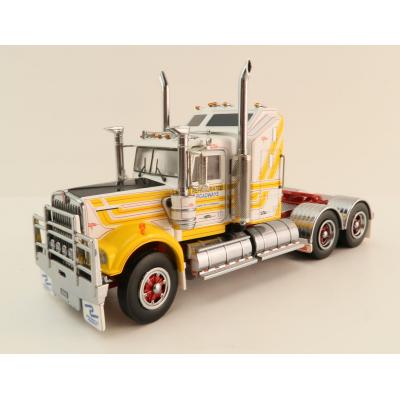 Iconic Replicas - Australian Kenworth W900 6x4 Prime Mover Truck Refrigerated Roadways - Scale 1:50