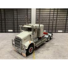 Iconic Replicas - Australian Kenworth W900SAR 6x4 Lowline Bunk Truck Red White Spider Wheels - Scale 1:50