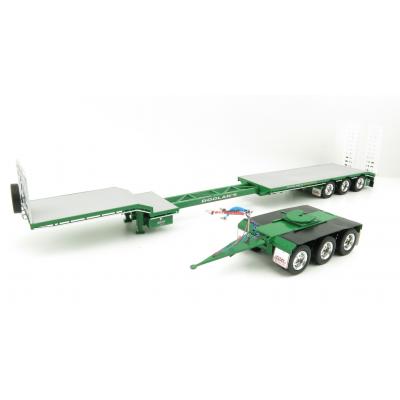 Iconic Replicas - Custom Transport Equipment CTE 45' Extendable Drop Deck Trailer with 3axle Dolly Doolans - Scale 1:50