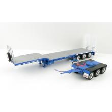 Iconic Replicas - Custom Transport Equipment CTE 45' Extendable Drop Deck Trailer with 3axle Dolly Hi-Haul Transport - Scale 1:50