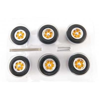 Iconic Replicas - Spider Wheels Set Yellow - Scale 1:50