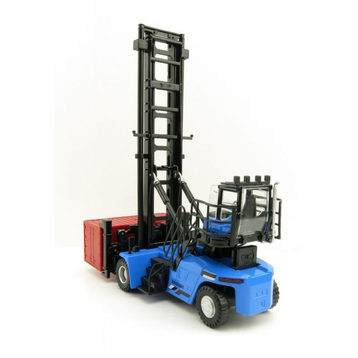 1 50 Scale Diecast Empty Container Stacker Forklift Truck Cars Model Toy KDW for sale online 
