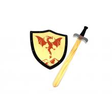 Kaper Kids - Wooden Sword and Shield Prince Dragon Flame