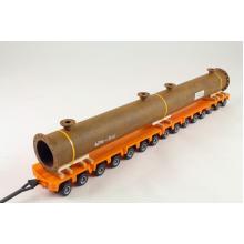 Ladegueter Bauer LKW1005 - Long Flange Tube with 4 Connectors on Transport Frame - Scale 1:50