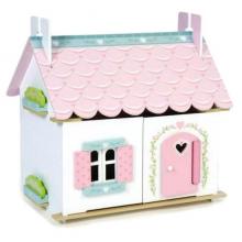 Le Toy Van LEH111 - Wooden Dollhouse Lily's Cottage includes Starter Furniture Set