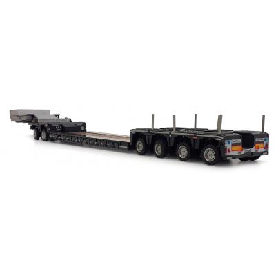 Marge Models 2011-02 - Anthracite Nooteboom EURO-PX 2+4 Low Loader Trailer with Interdolly - Scale 1:32