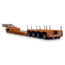 Marge Models 2011-03 - Yellow Nooteboom EURO-PX 2+4 Low Loader Trailer with Interdolly - Scale 1:32
