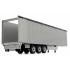 Marge Models 2016-02  - Knapen Walking Floor Trailer 3 axle with Black Cover - Scale 1:32