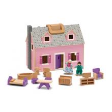 Melissa & Doug 3701 - Fold & Go Wooden Doll House