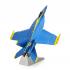 Metal Earth 3D ICONX Laser Cut DIY Model KIT - Blue Angels Boeing F/A-18 Super Hornet - Scale 1:97