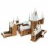 Metal Earth 3D ICONX Laser Cut DIY Model KIT Hogwarts Castle in Snow - Harry Potter