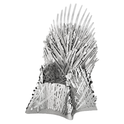 IRON THRONE Fascinations ICONX Game of Thrones Laser Cut Metal Earth Model Kit 