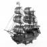 Metal Earth 3D ICONX Laser Cut Model ICONX Black Pearl Ship Black Version DIY KIT